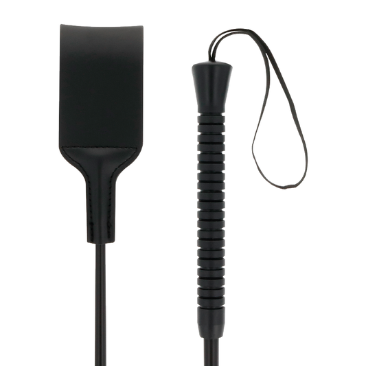 Darkness Sensations Darkness - Fetish Black Wide Bdsm Whip
