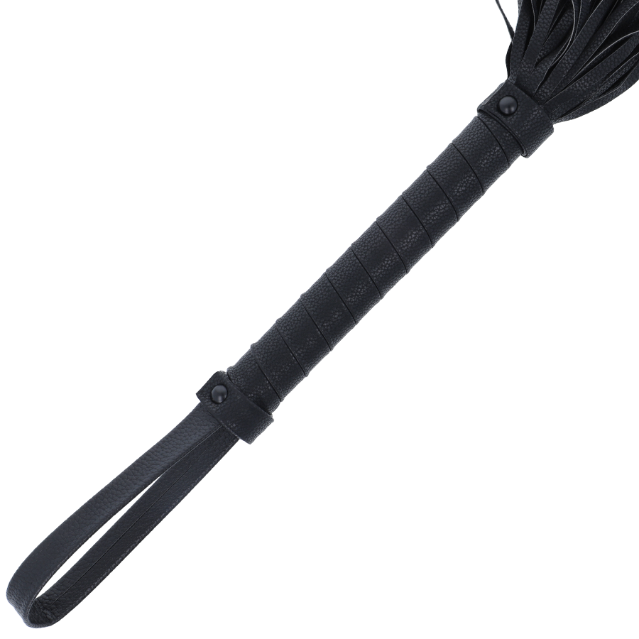 Darkness Sensations Darkness - Black Bondage Whip 42Cm Leather