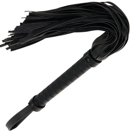 Darkness Sensations Darkness - Black Bondage Whip 42Cm Leather