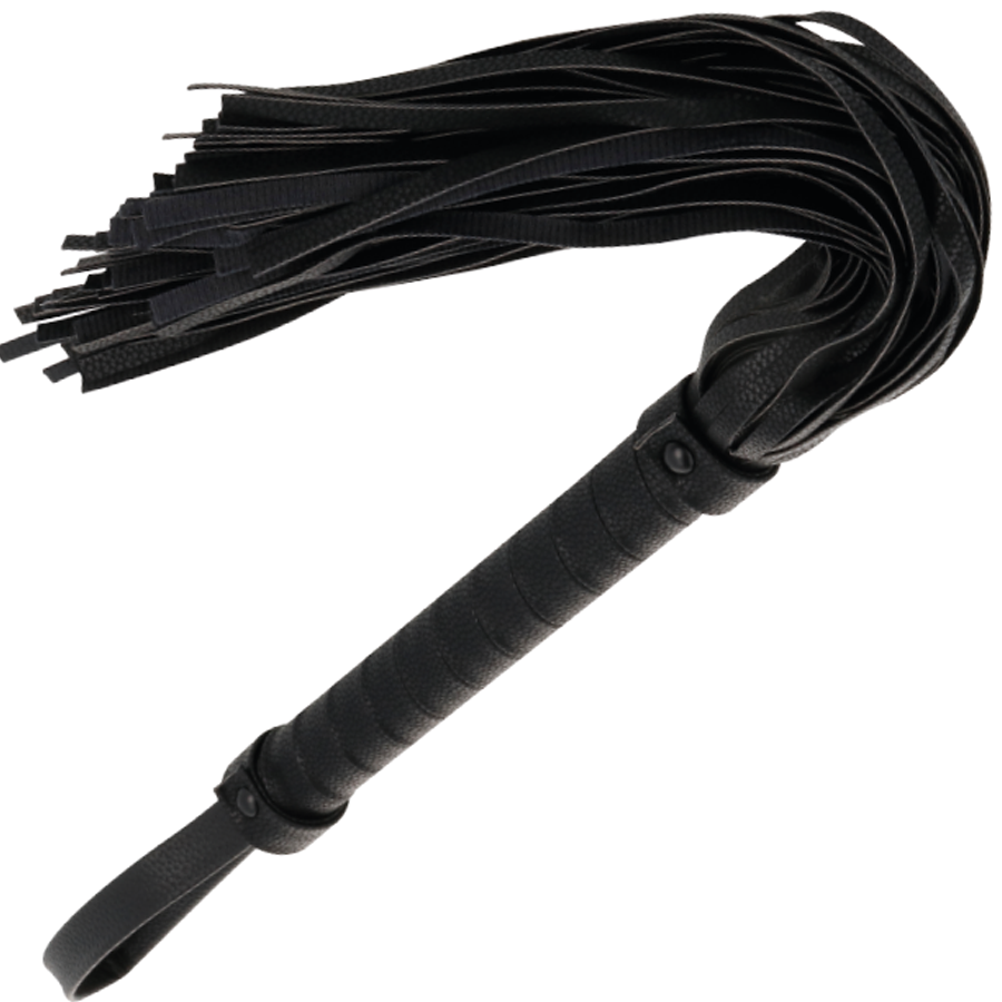 Darkness Sensations Darkness - Black Bondage Whip 42Cm Leather