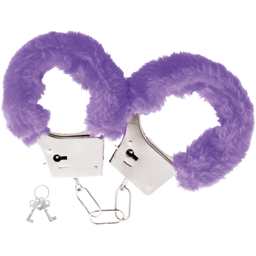 Darkness Bondage Darkness - Lilac Lined Metal Handcuffs