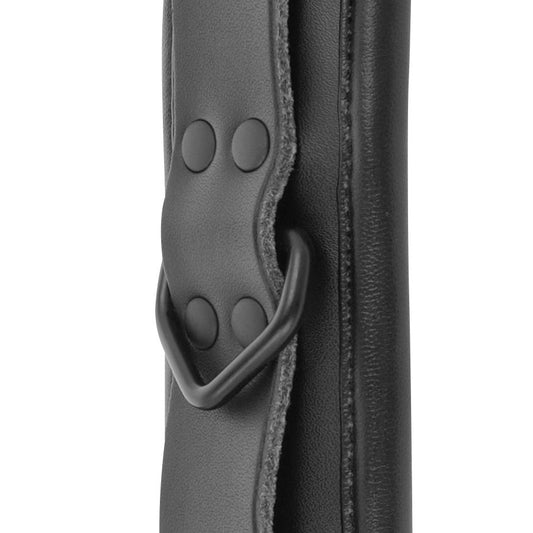 Darkness Bondage Darkness - Adjustable Black Leather Hands Handcuffs