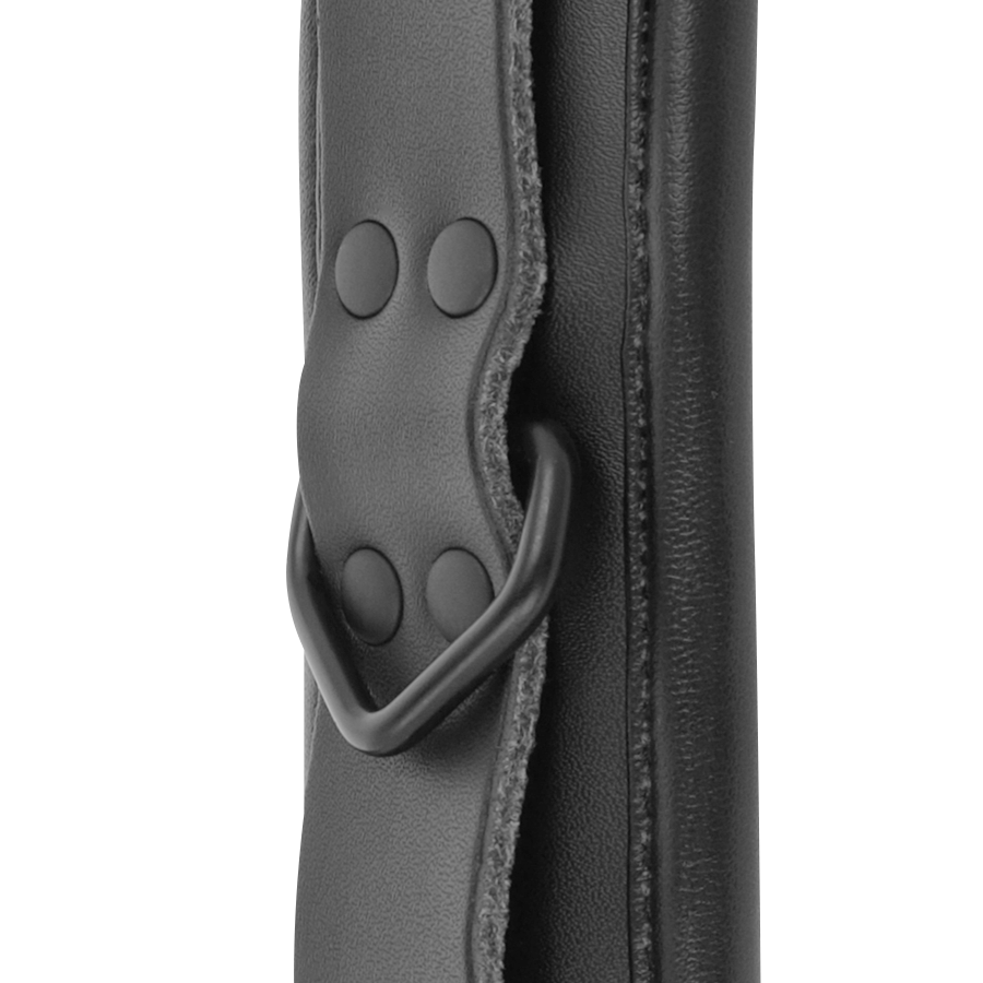 Darkness Bondage Darkness - Adjustable Ankle Handcuffs Black Leather