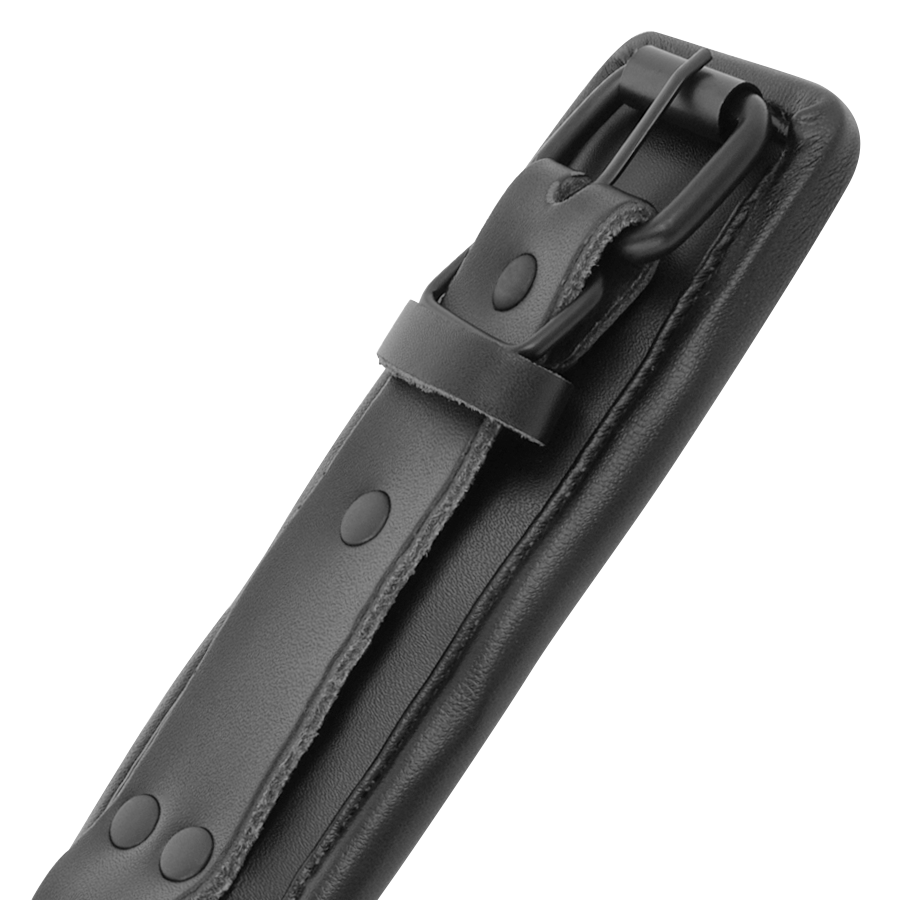 Darkness Bondage Darkness - Adjustable Ankle Handcuffs Black Leather