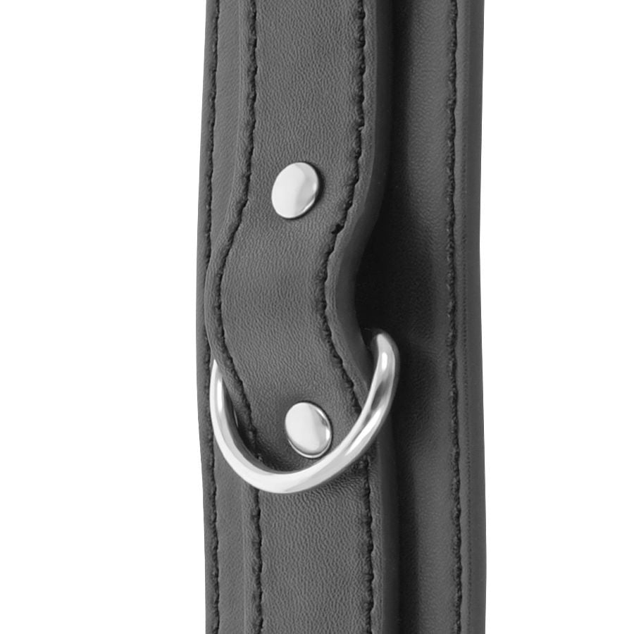 Darkness Bondage Darkness - Black Adjustable Handcuffs With Double Reinforcement Tape