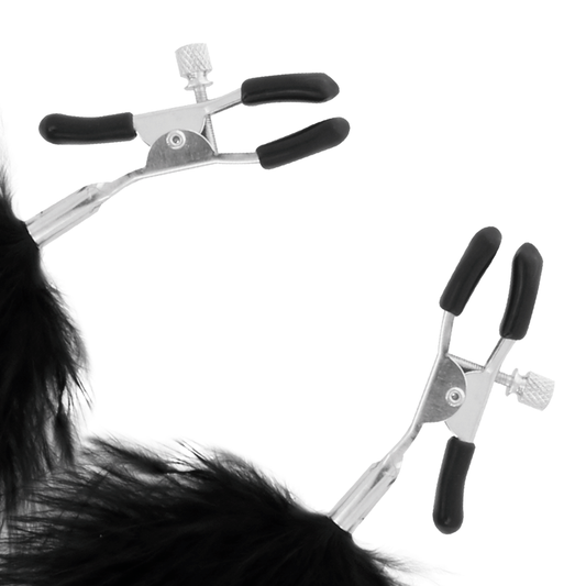 Darkness Sensations Darkness - Pom-Pom Nipple Clamps 2