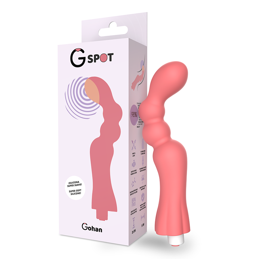 G-Spot Gohah Vibrator Light Red