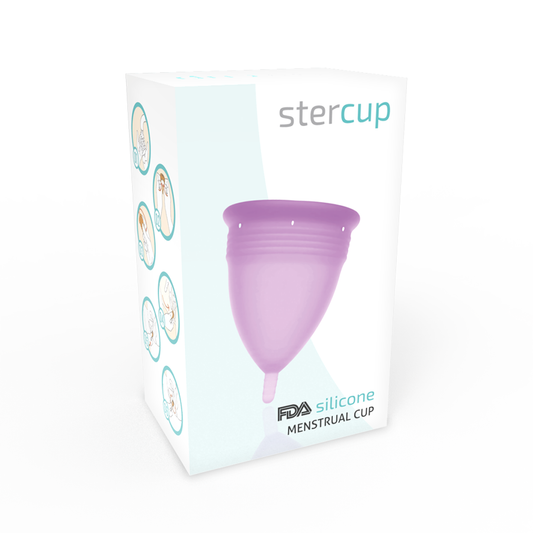 Stercup Fda Silicone Menstrual Cup Violet - Size L