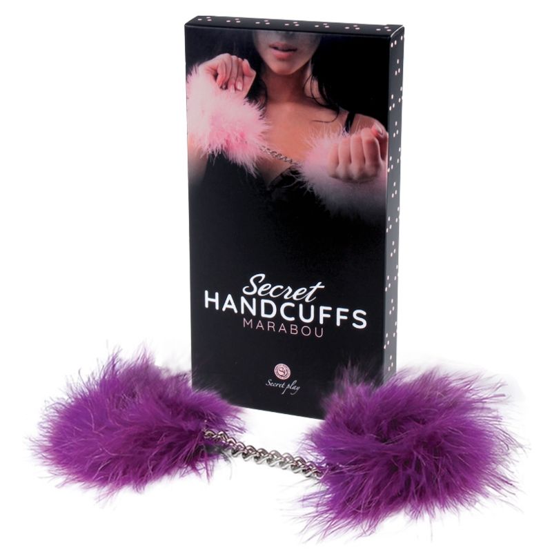 Secretplay 100% Fetish Secretplay - Purple Marabou Handcuffs