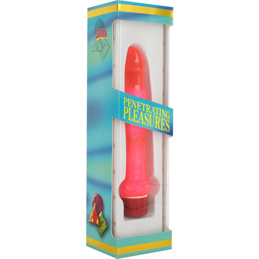 Seven Creations Jelly Thin Pink Anal Vibrator