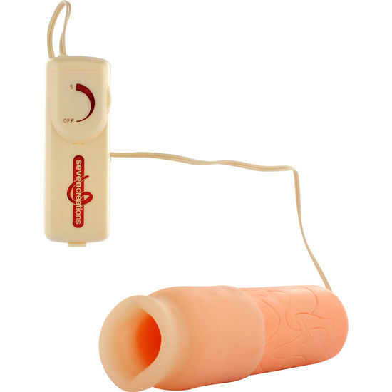 Seven Creations Gold Masturbator With Vibration