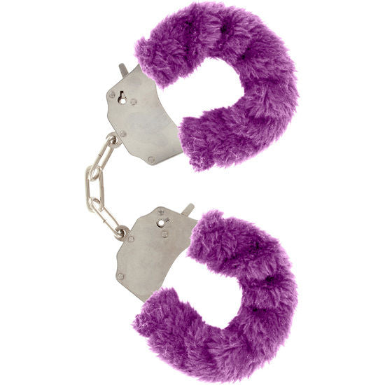 Toyjoy Furry Fun Cuffs Bondage Purple