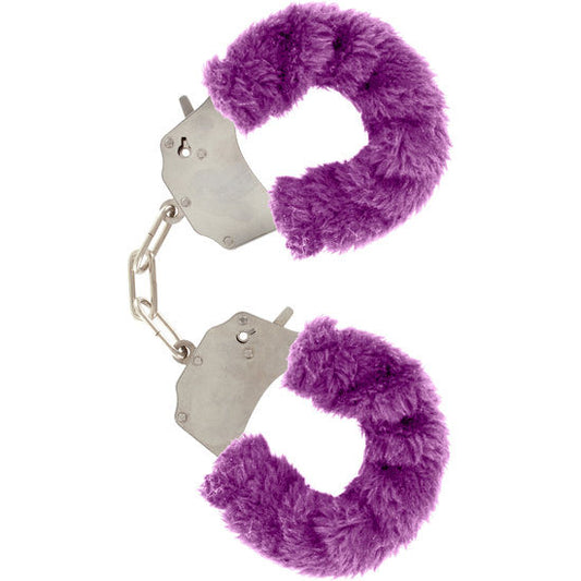 Toyjoy Furry Fun Cuffs Bondage Purple