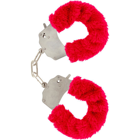 Toyjoy Furry Fun Cuffs Bondage Red