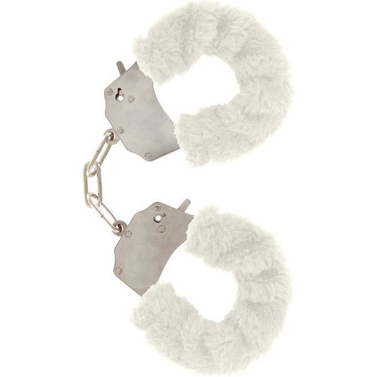 Toyjoy Furry Fun Cuffs Bondage White