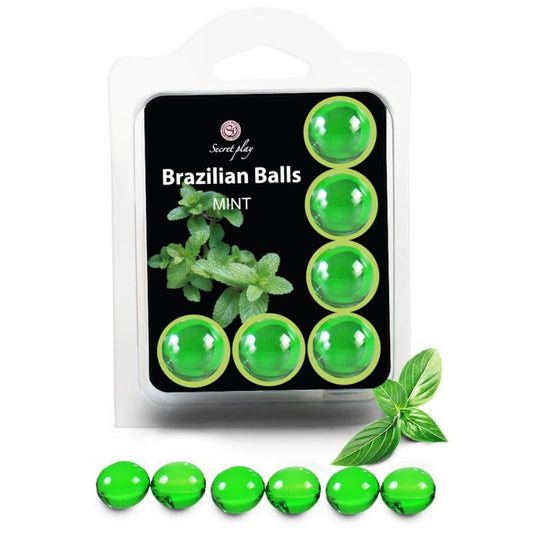 Secretplay Cosmetic Secretplay - Set 6 Brazilians Balls Mint