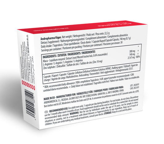 Andro Medical Andropharma Vigor - Libido Enhancing Supplement