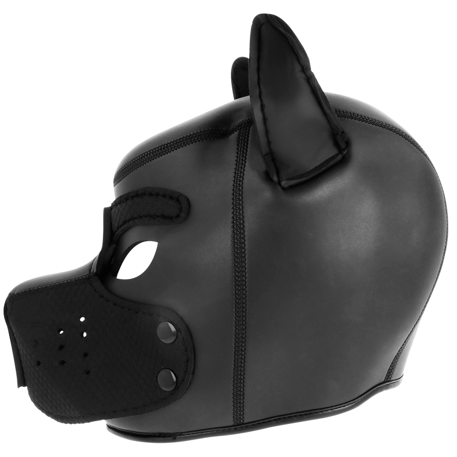 Darkness Bondage Darkness - Neoprene Dog Mask With Removable Muzzle L