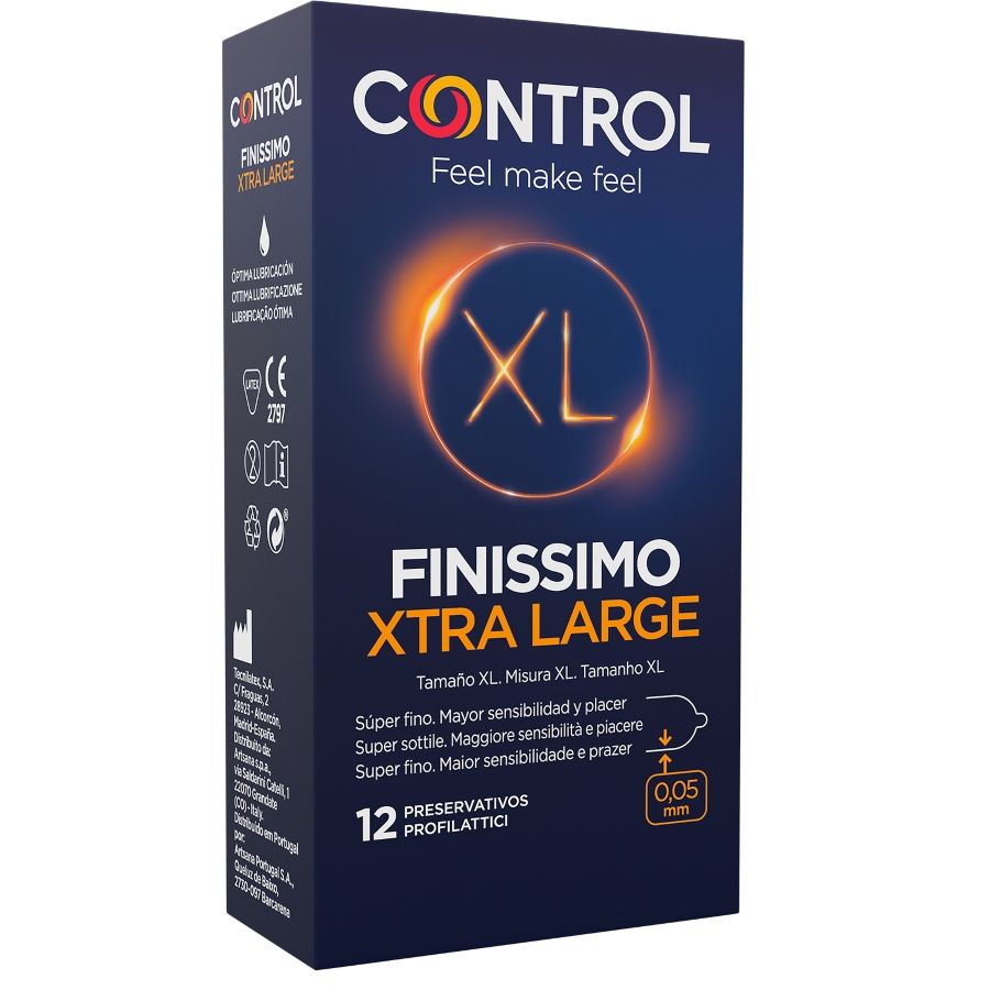 Control Condoms Control - Finissimo Xl Condoms 12 Units