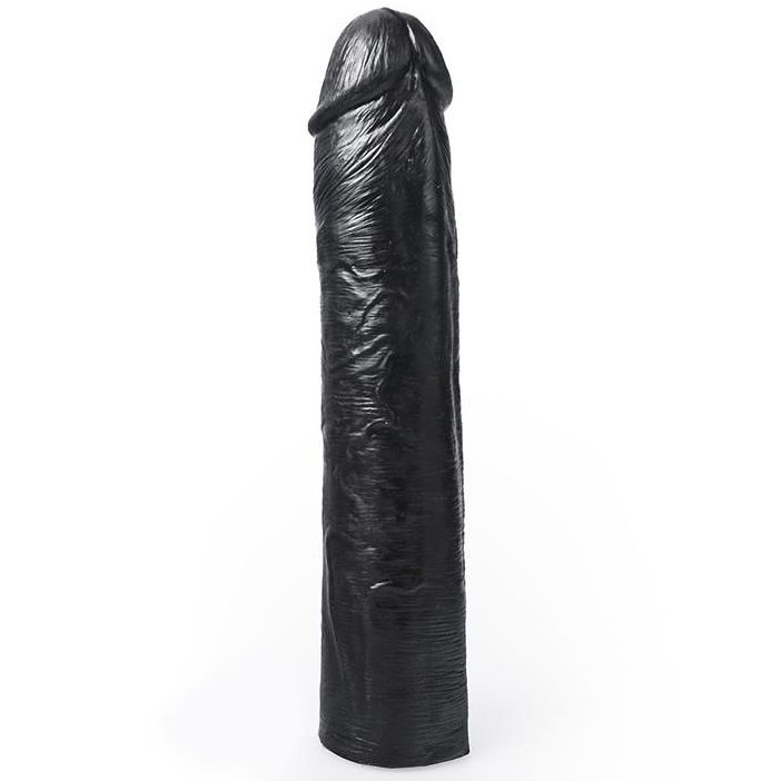 Hung System Realistic Dildo Black Color Benny 25.5 Cm