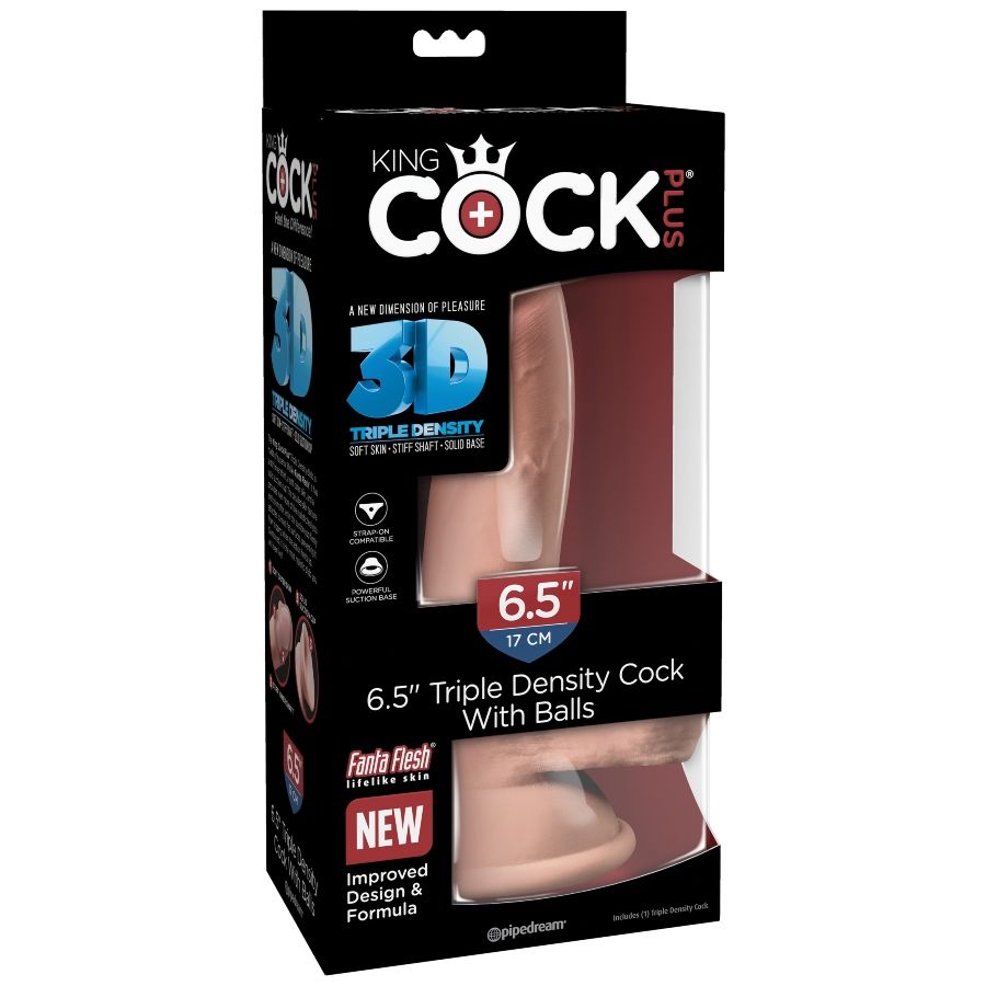 King Cock Plus King Cock - Triple Density Dildo 14 Cm