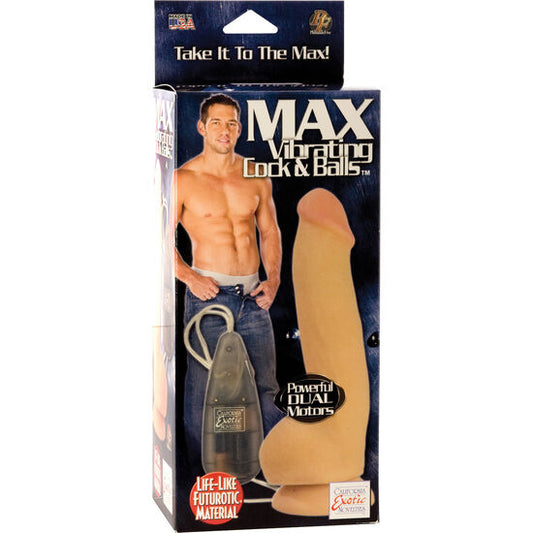 Calexotics Max Vibrating Cock And Balls