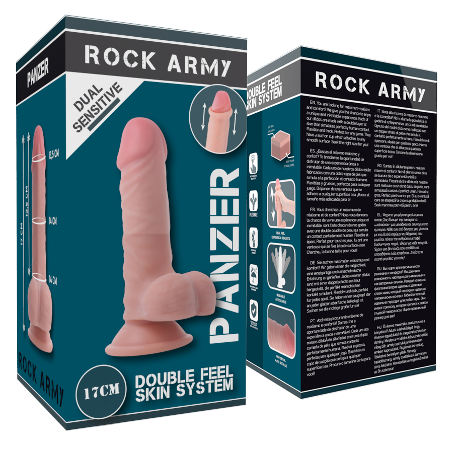 Rock Army Rockarmy - Dual Density Panzer 17 Cm -O- 4.46 Cm