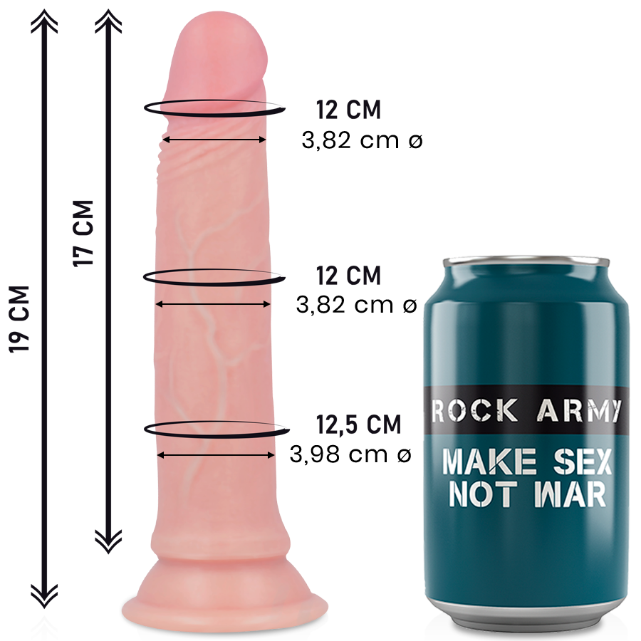 Rock Army Rockarmy - Rockarmy Liquid Silicone Premium Avenger Realistic 19 Cm -O- 3.98 Cm