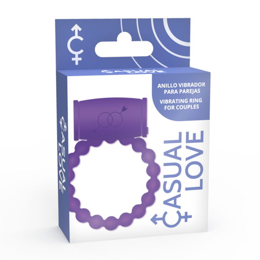 Casual Love 25 Couple Vibrator Ring Violet
