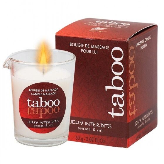 Ruf Taboo Massage Candle For Him Jeux Interdits Wild Lichen Aroma