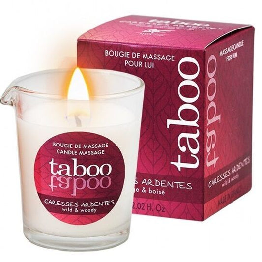 Ruf Taboo Massage Candle For Him Caresses Ardentes Fern Aroma