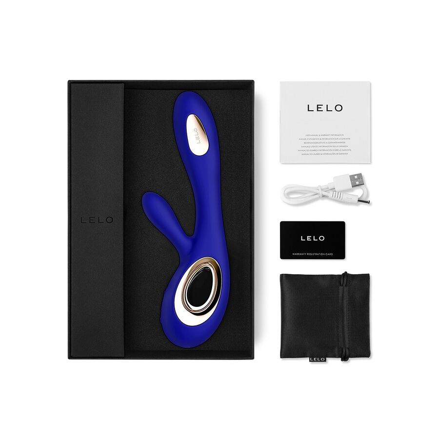Lelo Soraya Wave Vibrator Rabbit Midnight Blue