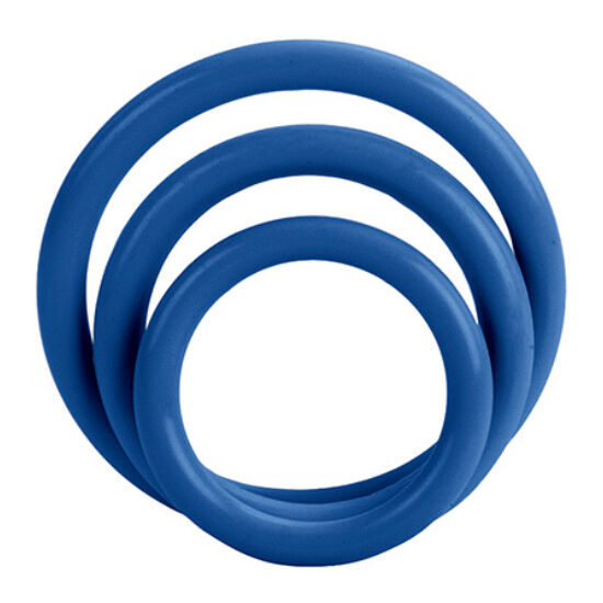 Calexotics Tri-Rings Blue