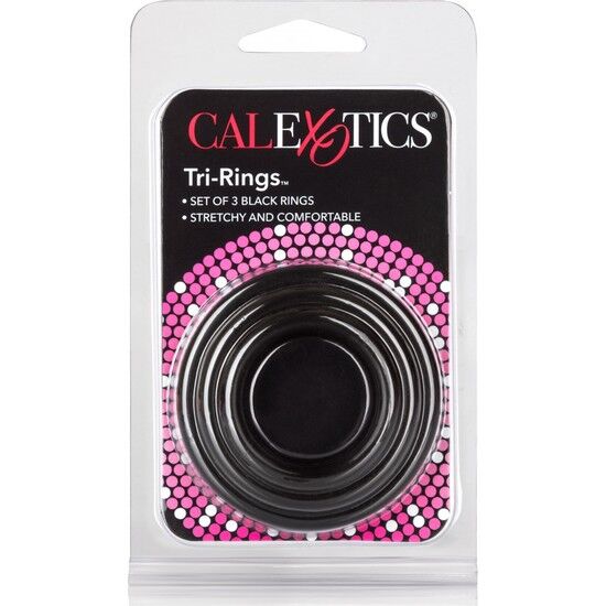 Calexotics Tri-Rings Black