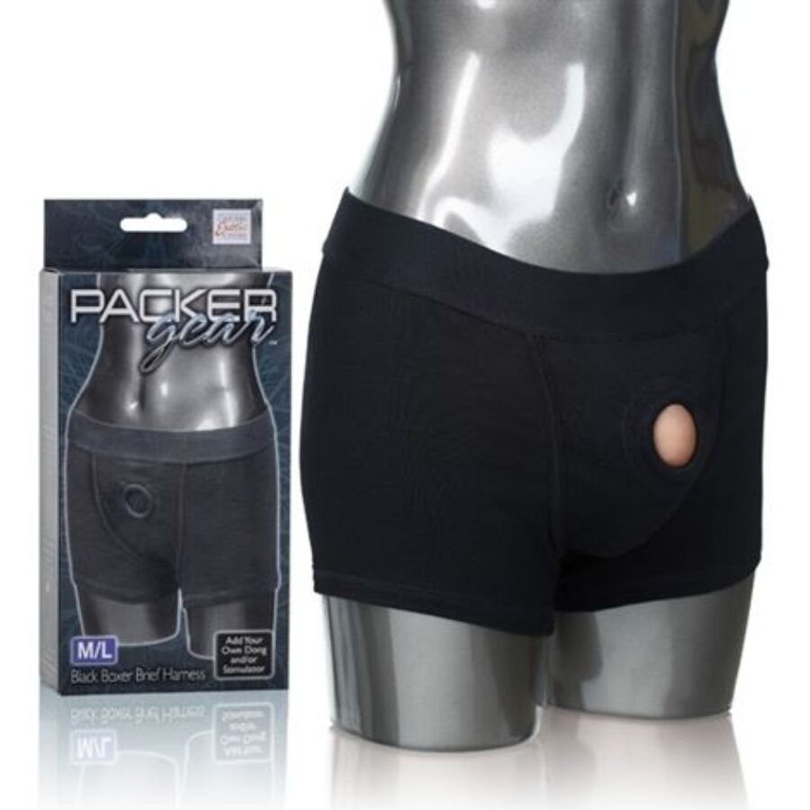 Calexotics Packer Gear Boxer Brief Harness M/L