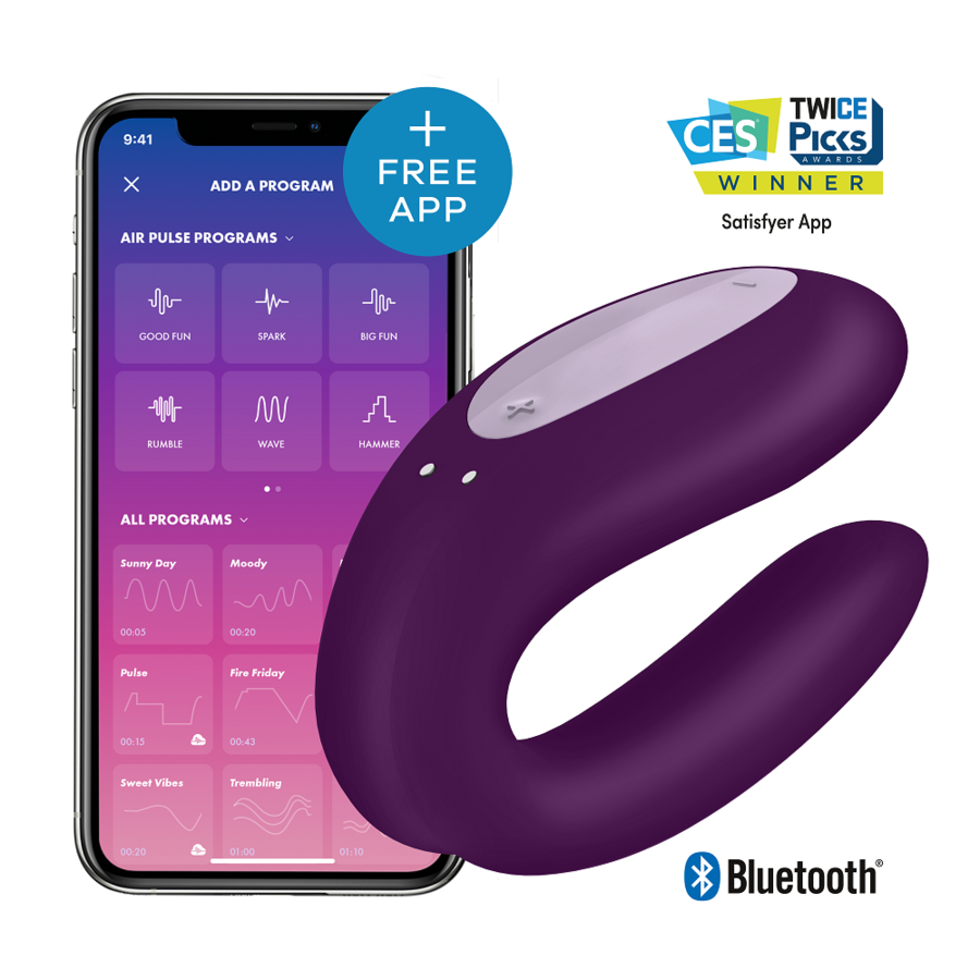 Satisfyer Connect Satisfyer - Double Joy Con App Morado