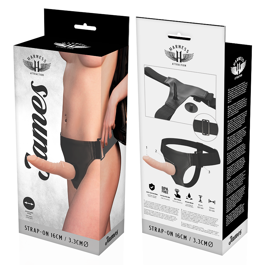 Harness Attraction James 16 Cm -O- 3.3 Cm