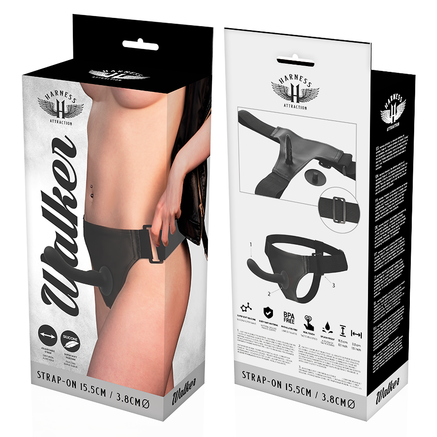 Harness Attraction Rnes Silicone Walker G-Spot 15.5 Cm -O- 3.8 Cm