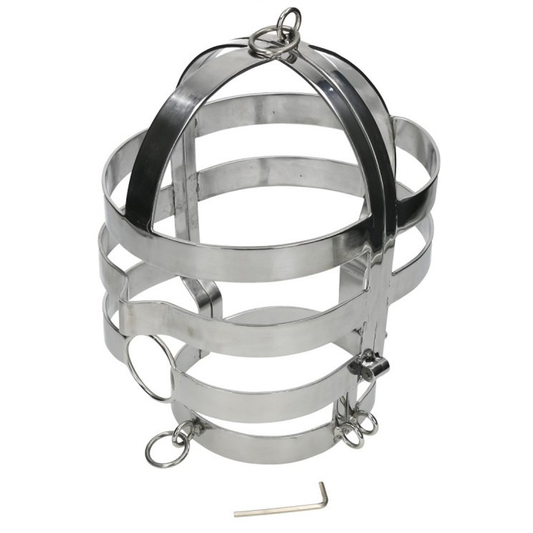 Metal Hard Mask With Steel Necklace