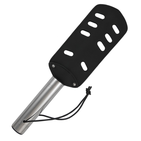 Metal Hard The Paddle Original Leather And Metal - With Holes