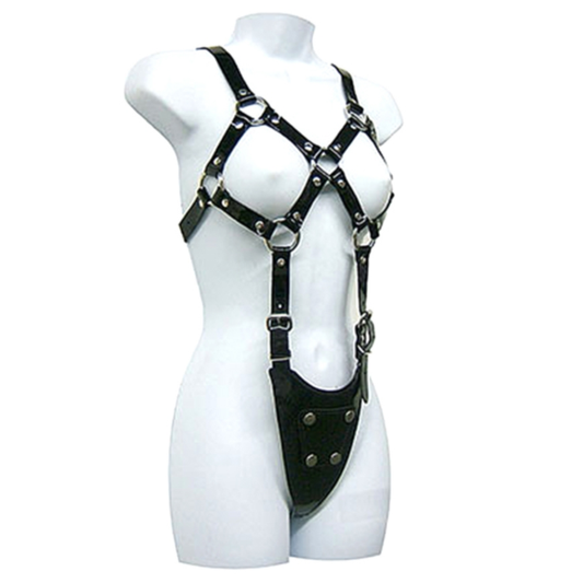 Leather Body Exposed Body Woman