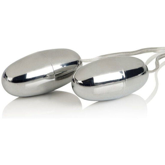 Calexotics Vibrating Bullets Silver Duo