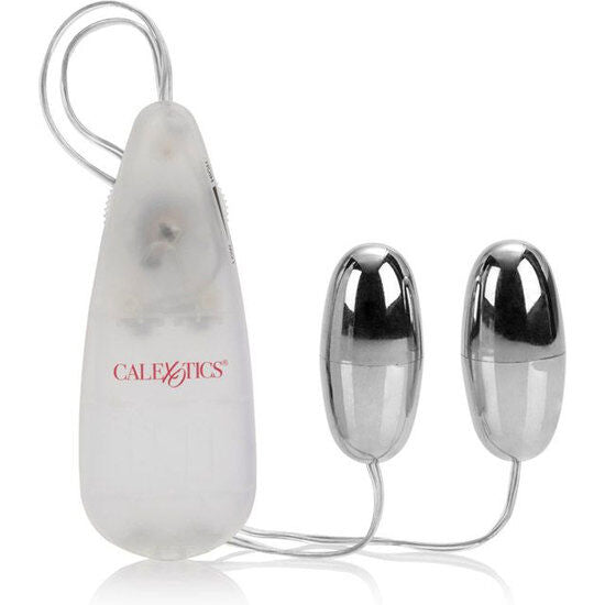 Calexotics Vibrating Bullets Silver Duo