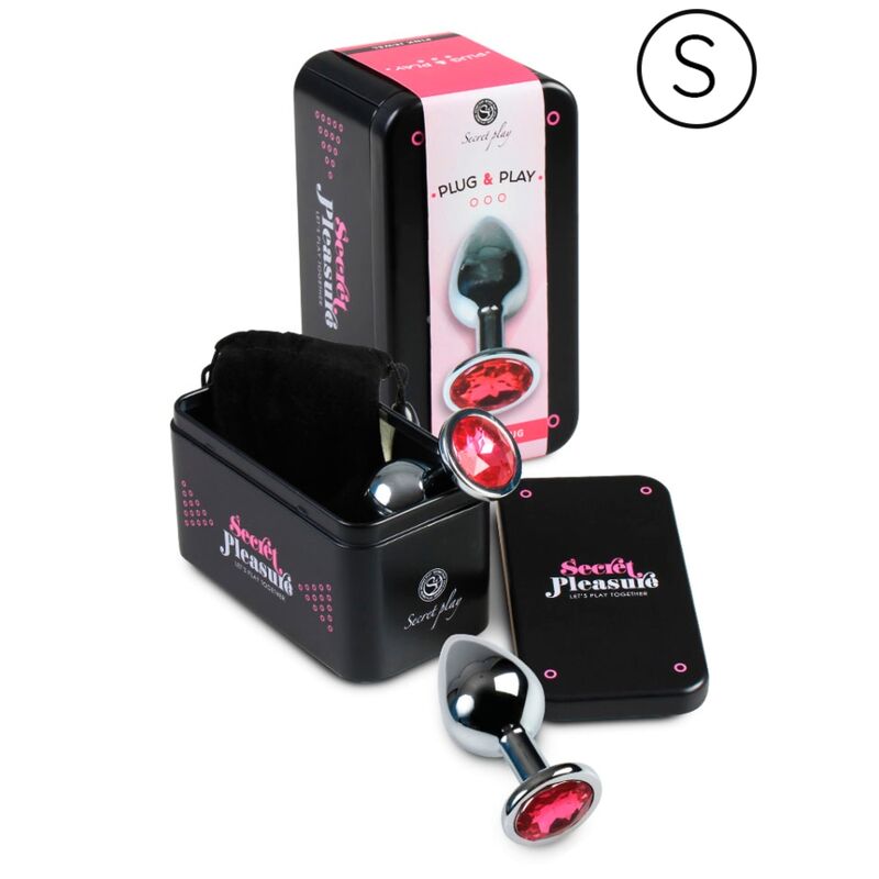 Secretplay Toys Secretplay - Plug Anal Aluminum Fuchsia 7 Cm