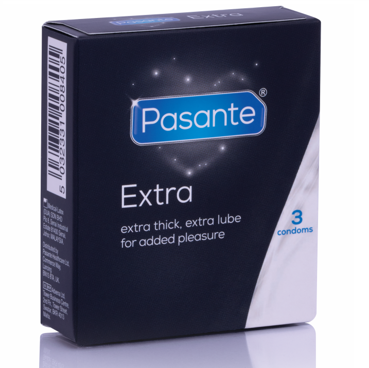 Pasante Extra Condom Extra Thick 3 Units