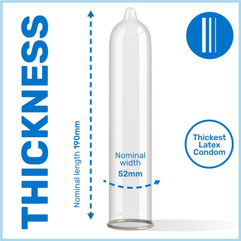 Pasante Extra Condom Extra Thick 12 Units