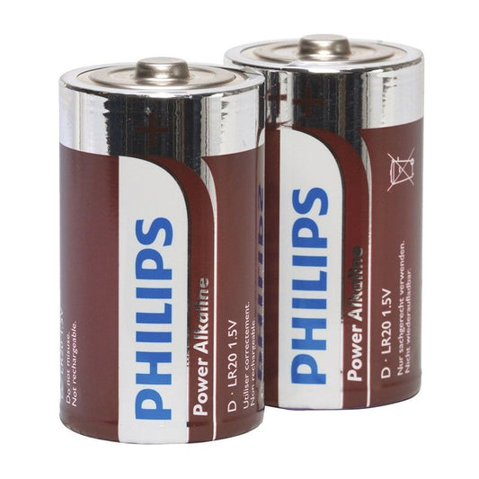 Phillips Philips - Power Alkaline Pila D Lr20 Pack 2