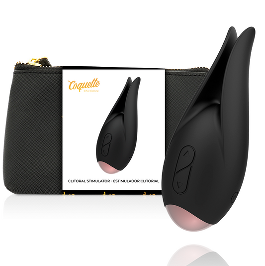 Coquette Toys Coquette Chic Desire - Clitorial Stimulator Black / Gold Flower