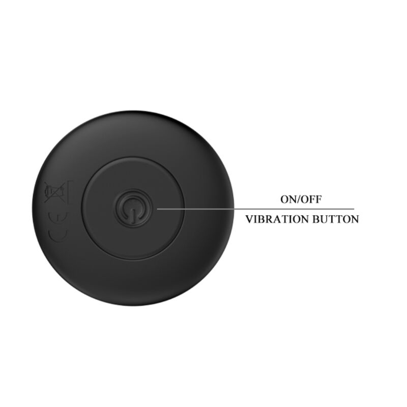 Mr Play Rechargeable Black Vibrator Anal Plug