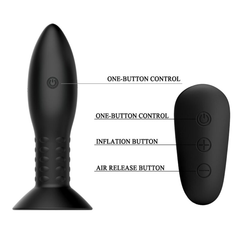 Mr Play Plug With Black Rotating Balls Remote Control